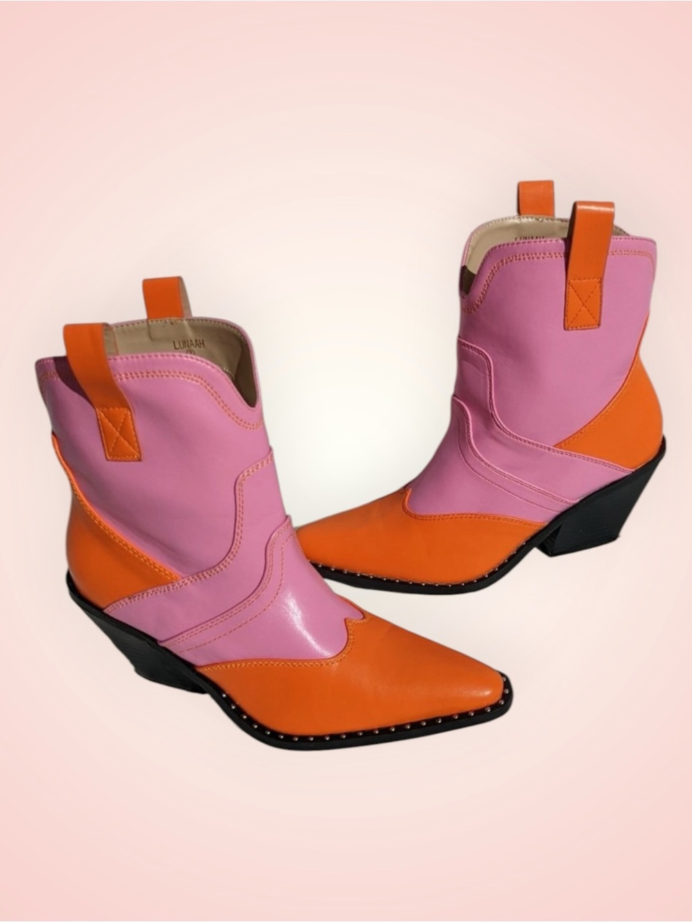 So Me Lunaah Western Cowboy Ankle Booties Size 8 Women